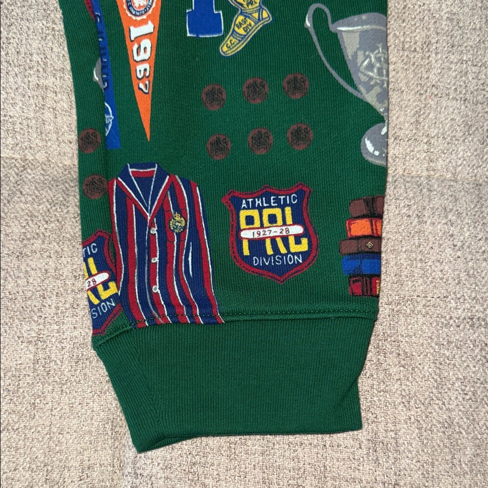 Polo by Ralph Lauren Kids Green Graphic Joggers - Picture 6 of 11